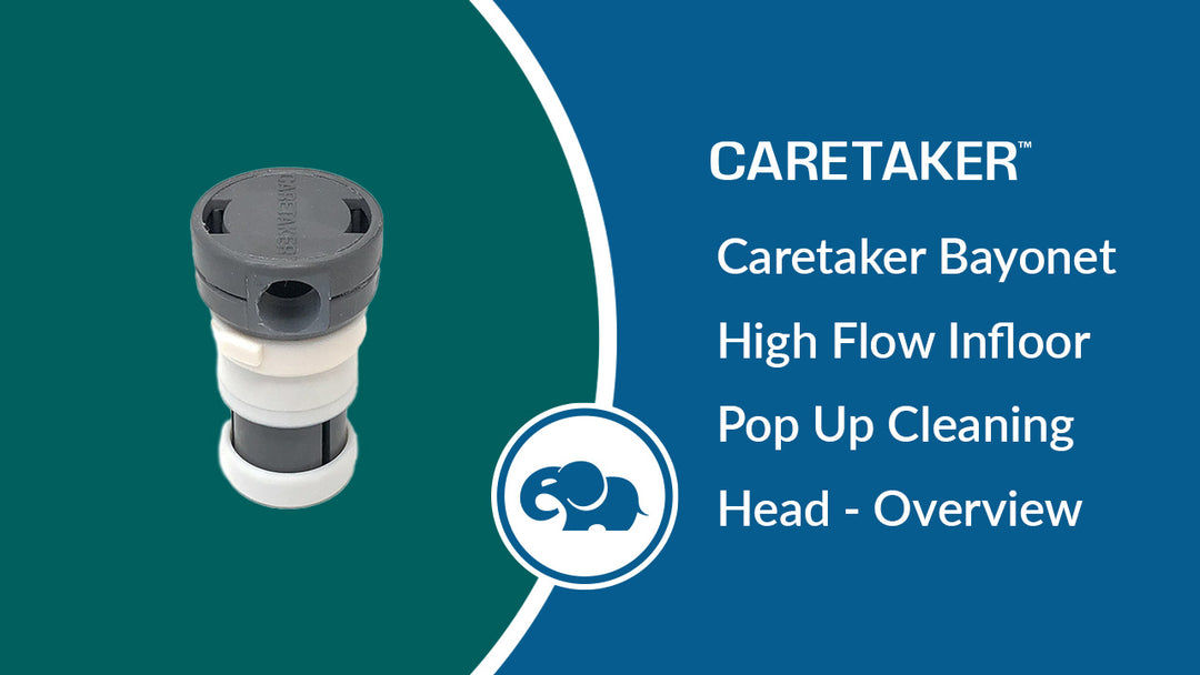 Caretaker Bayonet High Flow Infloor Pop Up Cleaning Head - Overview