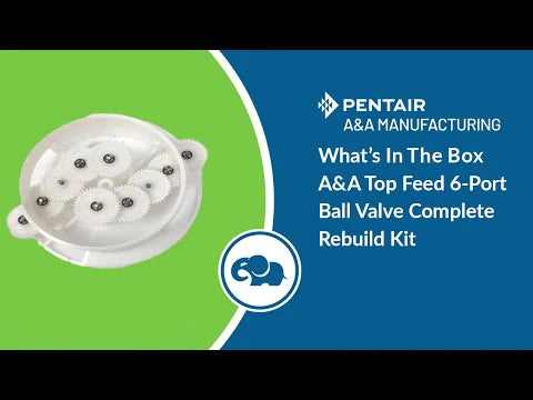 A&A Top Feed 6-Port Ball Valve Complete Rebuild Kit - What's In The Box