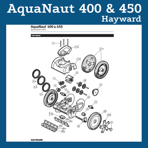 Hayward AquaNaut 400/450 Parts and Accessories