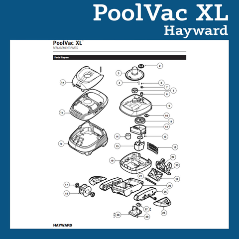 Hayward PoolVac XL Parts and Accessories