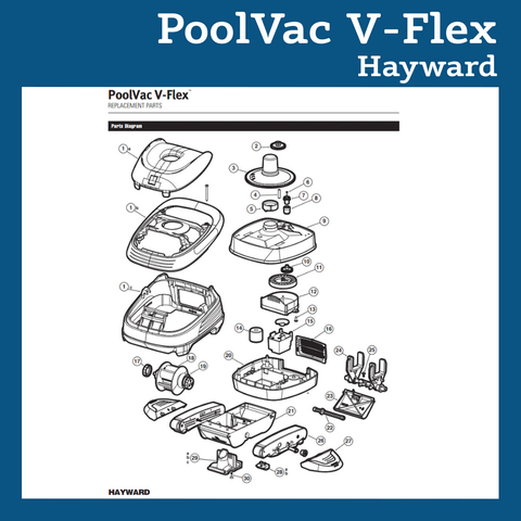 Hayward PoolVac V-Flex Parts and Accessories