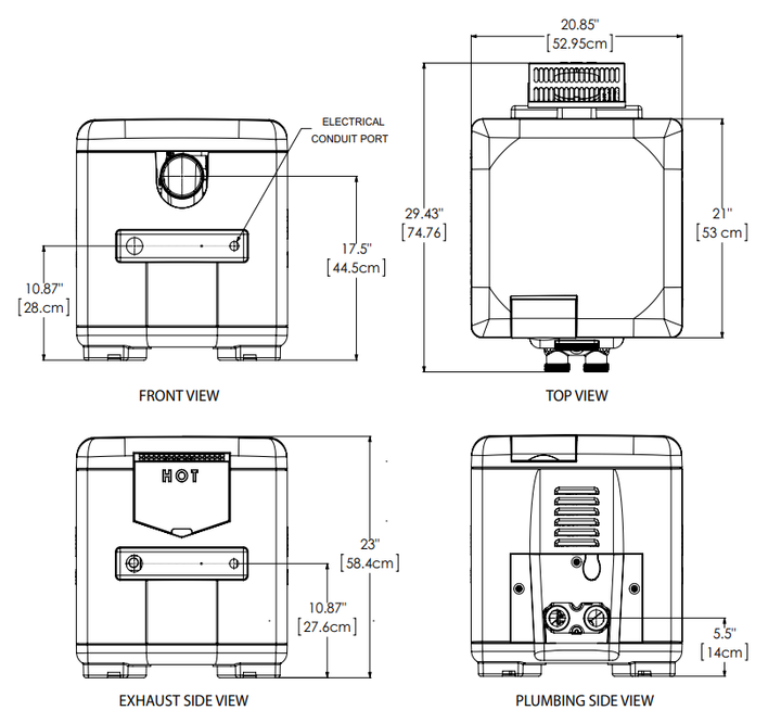 Pentair MasterTemp 125 High Performance Pool and Spa Heaters 125NA diagram