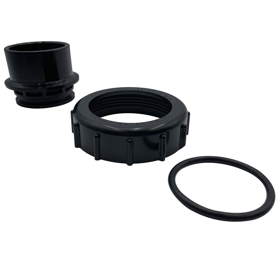 Pentair 2" x 2.5" Black Valve Adapter Kit | 270100