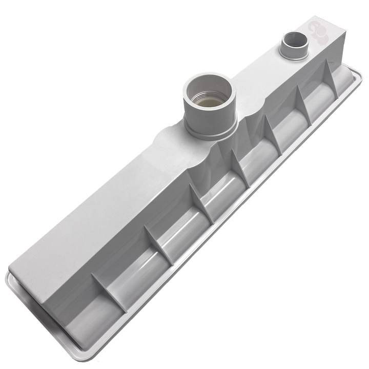 AVSC Single Standard Top Channel Drain White - Pentair In-Floor(A&A) | 285001