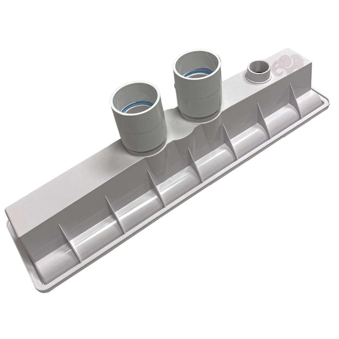 AVSC Dual Standard Top Channel Drain White - Pentair In-Floor(A&A) | 286101