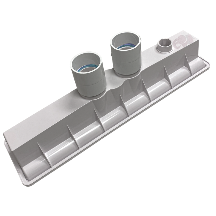 AVSC Dual Standard Top Channel Drain White - Pentair In-Floor(A&A) | 286101