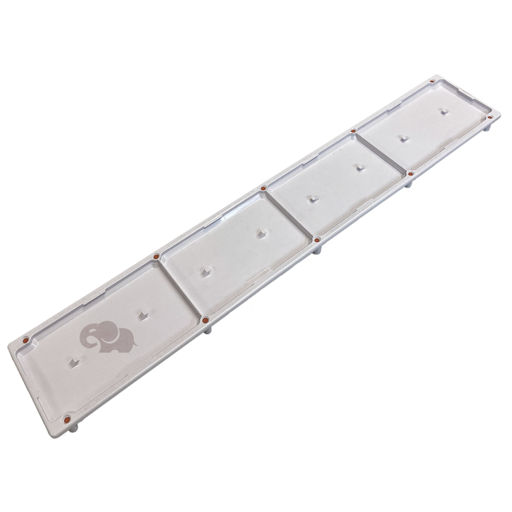 AVSC Dual Pebble Top Channel Drain White - Pentair In-Floor(A&A) | 289101