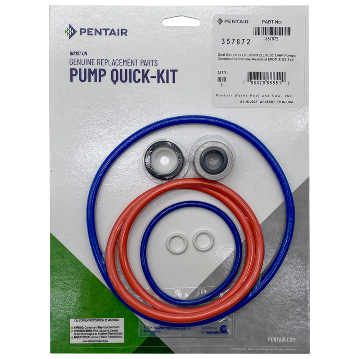 Pentair IntelliFlo3 Seal Kit || 357872