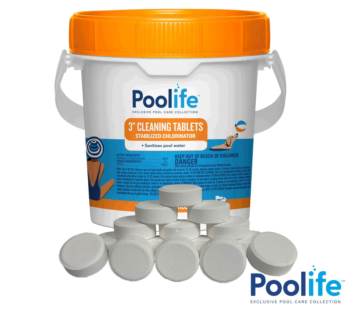 Poolife 3" Cleaning Tablet | 1, 7 OZ (42130)