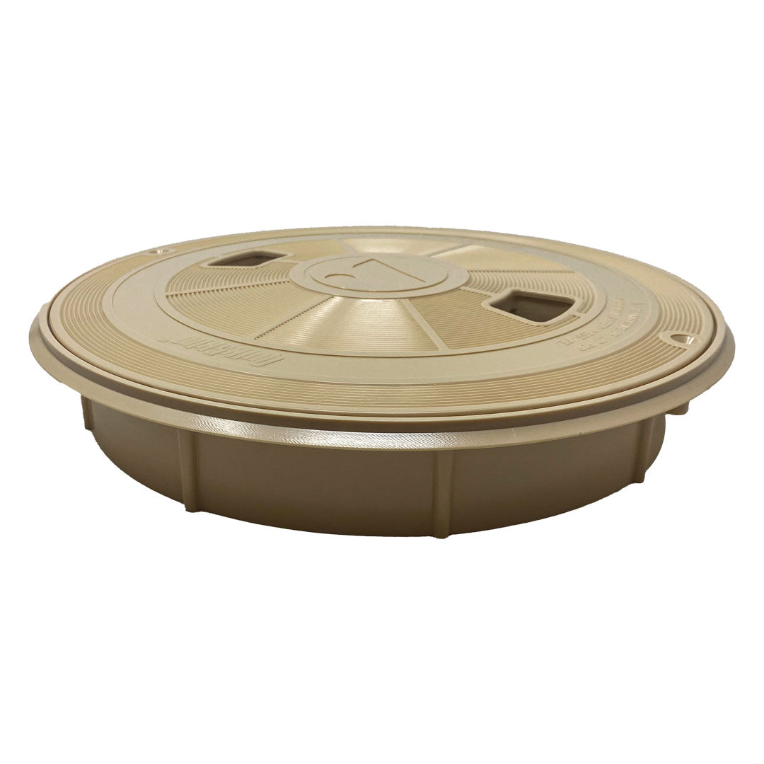 QuikSkim Deck Lid & Ring (Tan) - Pentair In-Floor(A&A)