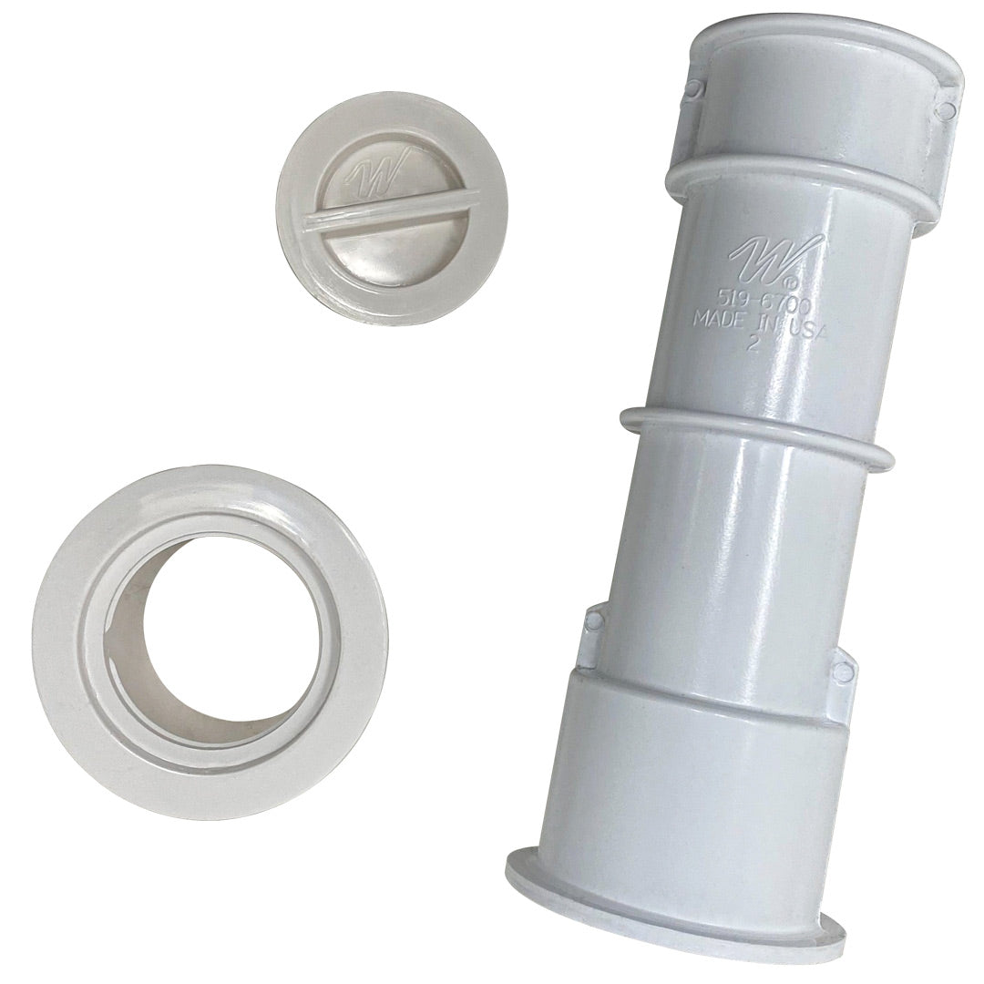 Waterway Plastics Volleyball Pole Holder - White | 540-6700