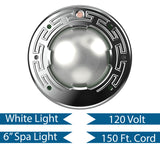 Pentair 150' 120V White Spa IntelliBrite Architectural Series Light | 602196