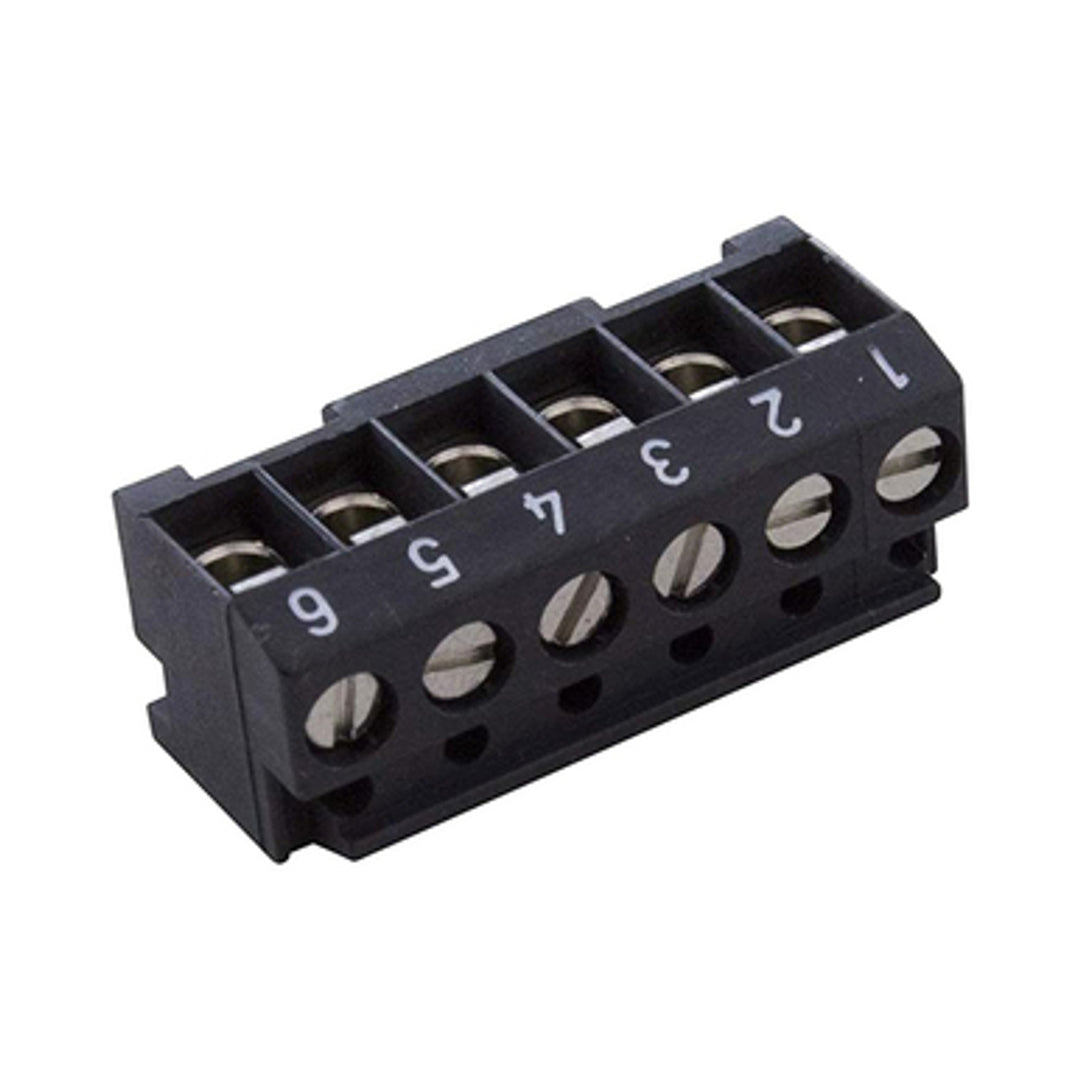 Jandy Terminal Bar Connector, 6 Pin Brown, AquaLink RS | Model: 6547+