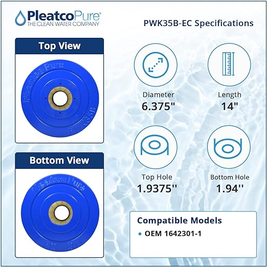 Pleatco Watkins Hot Spring Spas Filter Cartridge Replacement