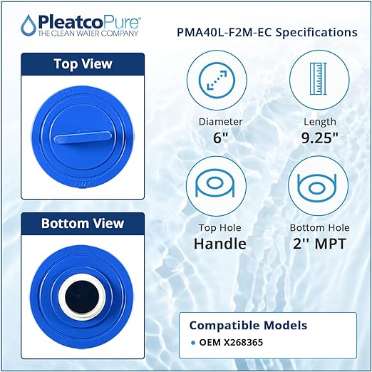 Pleatco Master Spas Twilight Filter Cartridge Replacement