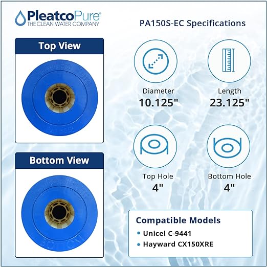 Pleatco SwimClear C150S Pool Filter Cartridge Replacement