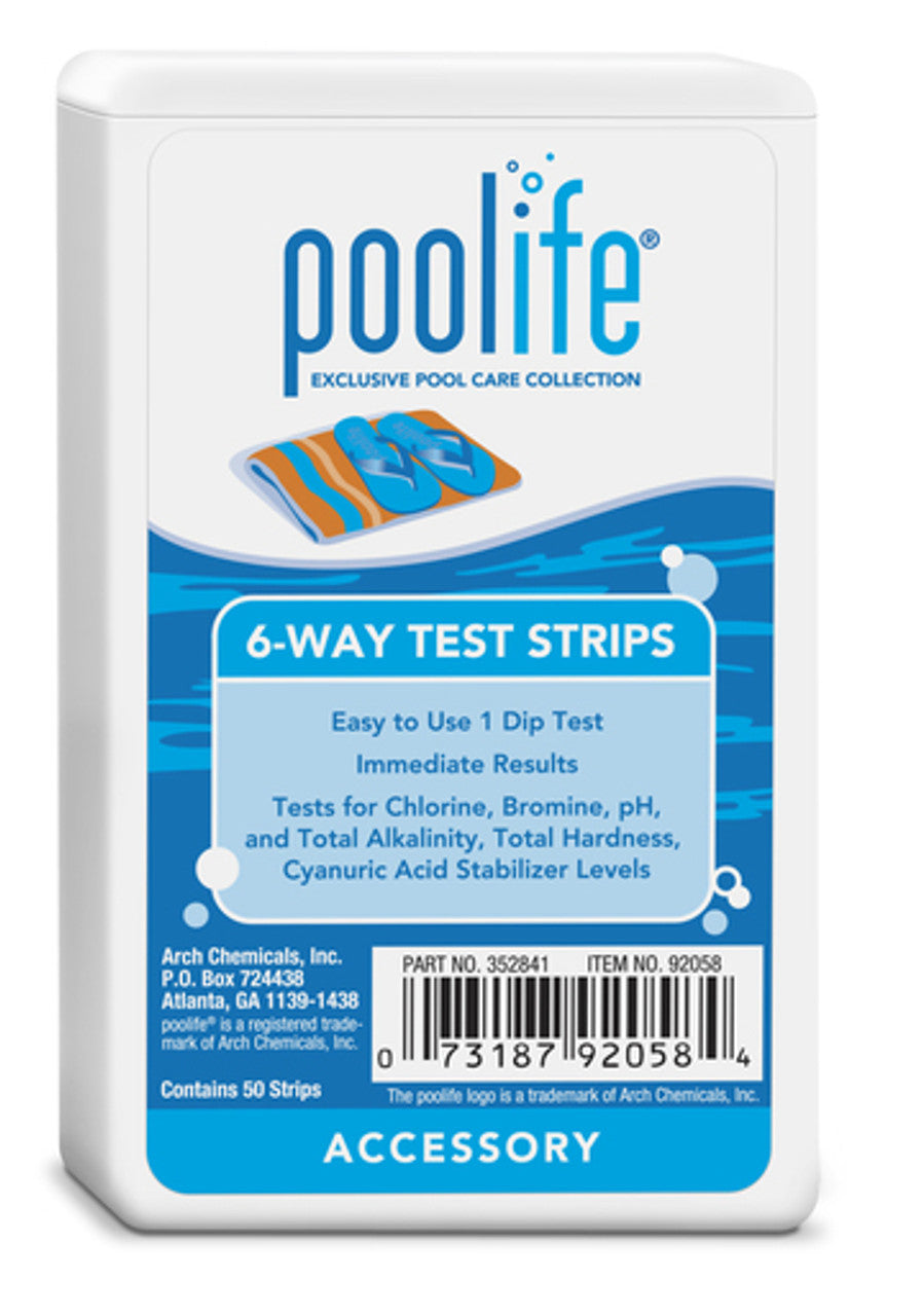 Poolife 6-Way Test Strip | 92058