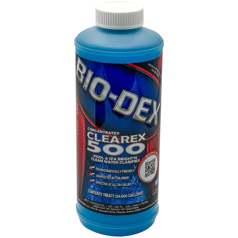 Bio-Dex Laboratories Clearex 500 Water Clarifier (32 Oz.) | CX532