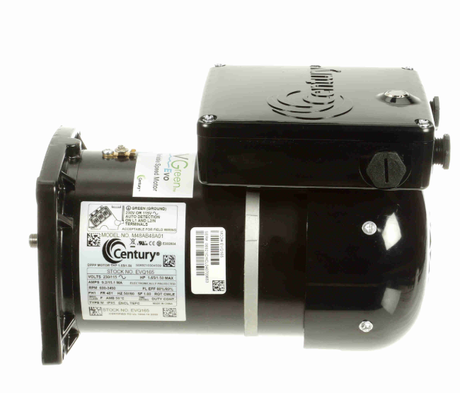 CENTURY Vgreen Variable Speed Pool Pump 48Y TEFC Motor 1.3HP 115/230V 1 Ph 50Hz || EVQ130