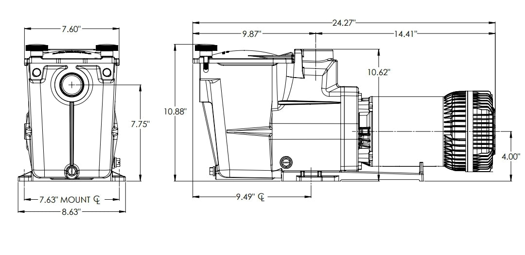 Hayward Super XE Pump 2.25HP | W3SP2615X20XE