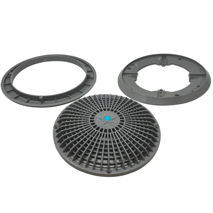 AquaStar 10" Round Debris Removal Drain (Light Gray-Spa Package) - Pentair In-Floor(A&A) | 287102