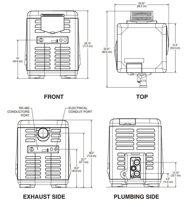 Pentair MasterTemp Natural Gas High Performance Heater 175K BTU | 460792