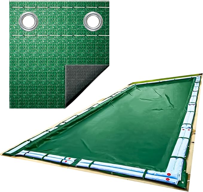 Swimline 12' x 20' Rectangle SilverKing Super Deluxe Winter In-Ground Pool Cover | CO141725R