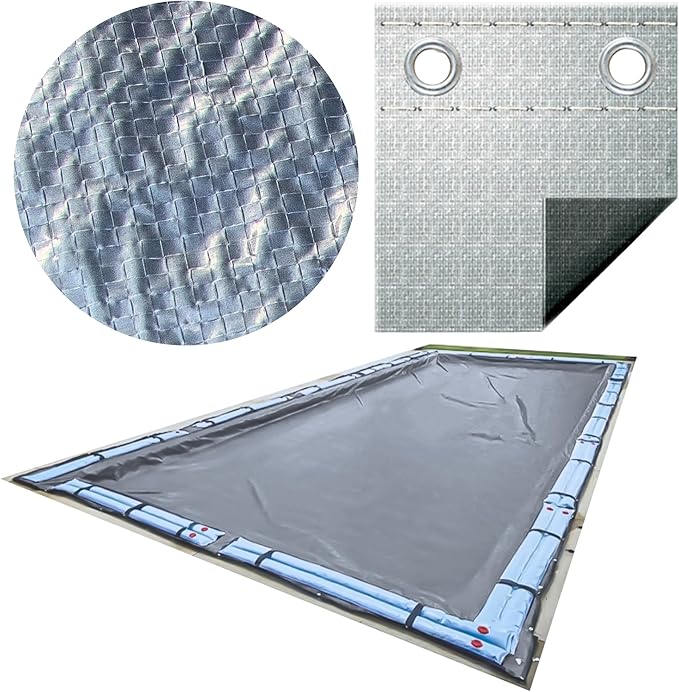 Swimline 16' x 36' Rectangle SilverKing Winter In-Ground Pool Cover | CO142141R