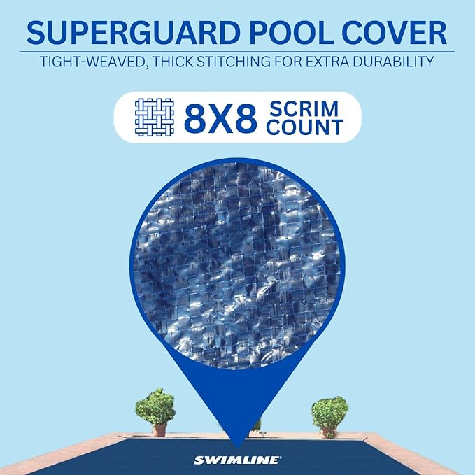 Swimline 16' x 36' Rectangle Deluxe Winter Above-Ground Pool Cover | CO82141R