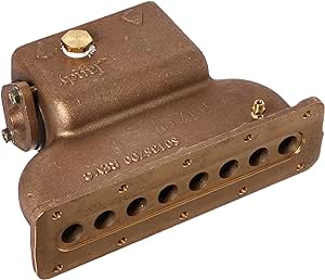 Jandy Legacy Model LRZM Pool/Spa Heater Inlet/Outlet header Assembly, Bronze, 2"