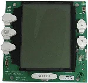 Jandy OneTouch Control Panel PCB Subassembly w/ White Buttons and LCD || R0550700