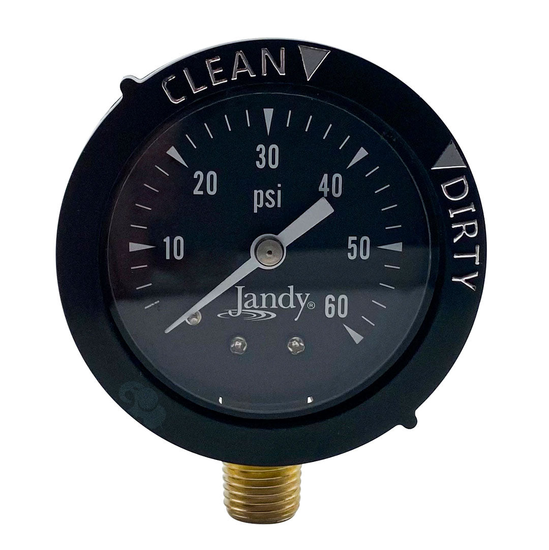 Jandy CS Series Cartridge Filter Pressure Guage, 0-60 psi || R0556900