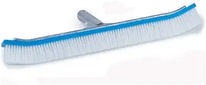 Pentair Curved Brush 18 in. Aluminum Back White Polypropylene || R111316