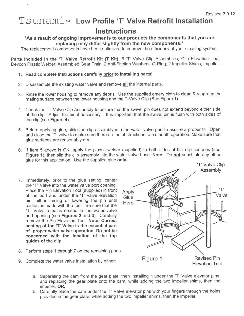 PENTAIR T-Valve Elevation Tool || 230113