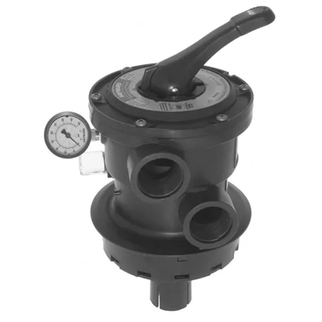 Hayward 1.5" Black Vari-Flo Top Mount Multiport Valve | SP0714T