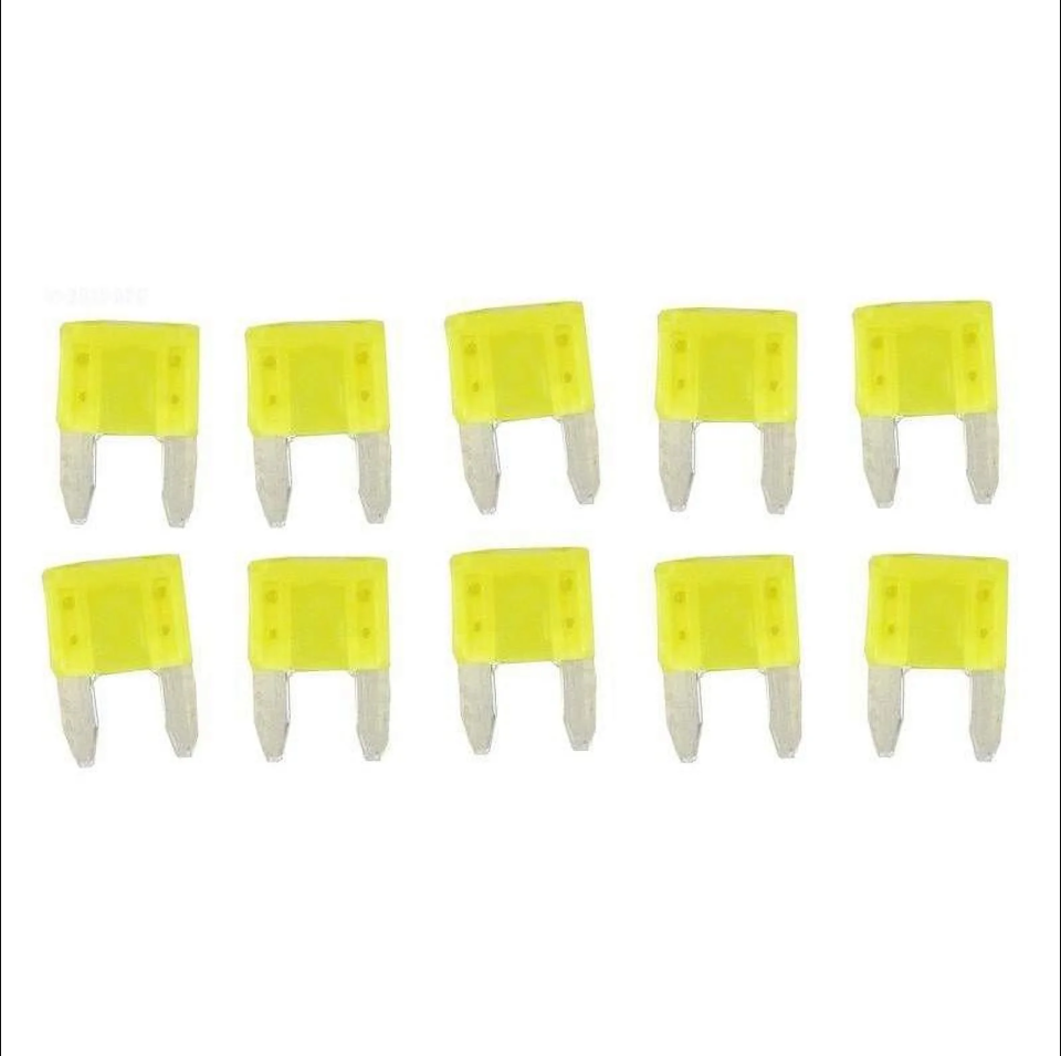 KIT-FUSE, 20A YELLOW, 10 PACK | GLX-F20A-10PK