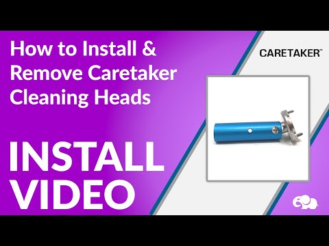 Caretaker 99 Complete 2.5" Cleaning Head (Carolina Blue) | 5-9-571A