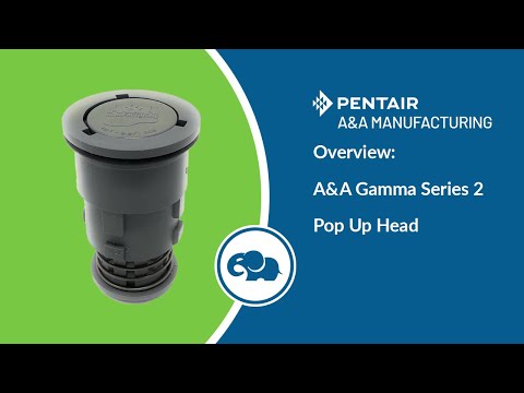 Gamma Series 2 Adjustable Flow Pop-Up Head (Black) - Pentair In-Floor(A&A) | 236704