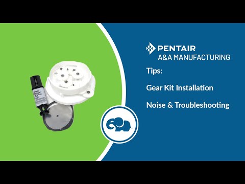 2" Low Profile Complete 6 Port T-Valve Rebuild Gear Kit - Pentair In-Floor(A&A) || 230069