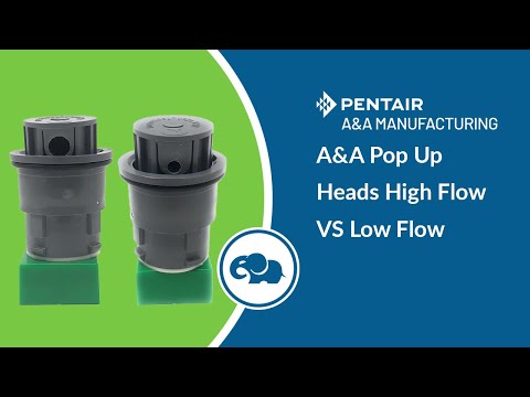 Style 2 High Flow Pop-Up Head (Gold) - Pentair In-Floor(A&A)