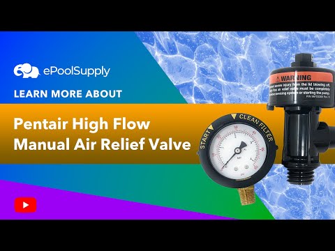 Pentair High Flow Manual Air Relief Valve | 98209800