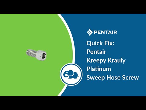 Pentair Kreepy Krauly Platinum Sweep Hose Adj. Screw - White | EB20