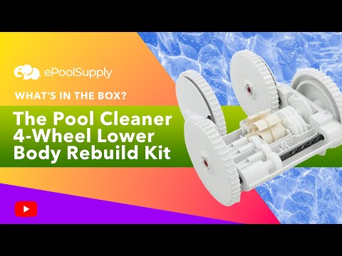 The Pool Cleaner 4 Wheel Lower Body Rebuild Kit | PVGXH808KIT