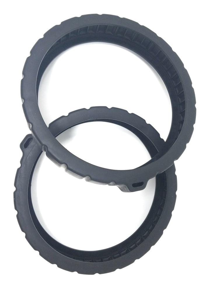 Top View of 2 Tires - Pentair Kreepy Krauly Warrior / Rebel Tire Kit - ePoolSupply