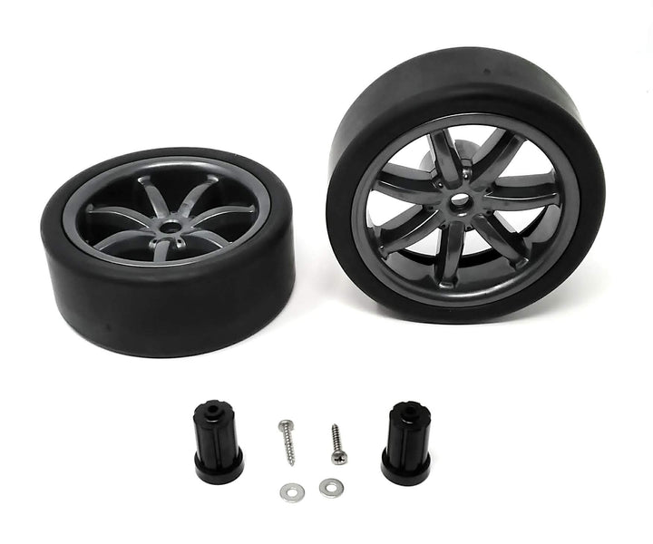 Top Side View of Pentair Racer / Racer LS Pressure Side Cleaner Small Wheel Kit - ePoolSupply