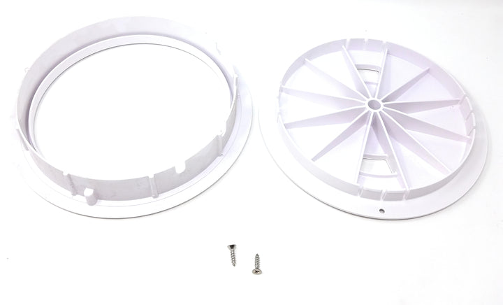 QuikSkim Deck Lid & Ring (White) - Pentair In-Floor(A&A)