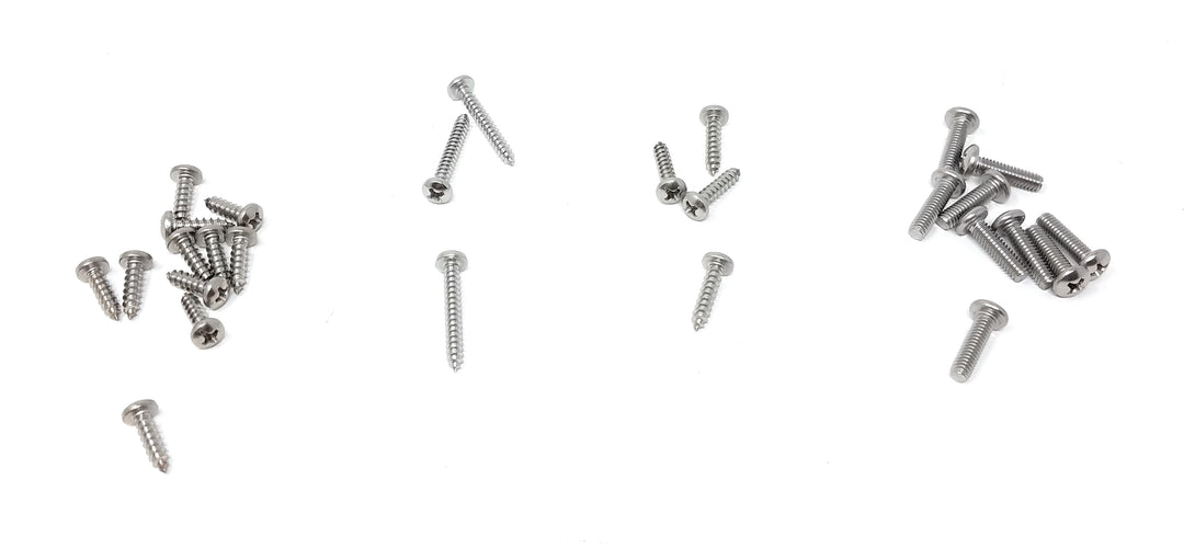 Bottom View of Pentair Racer / Racer LS Pressure Side Cleaner Screw Kit - ePoolSupply