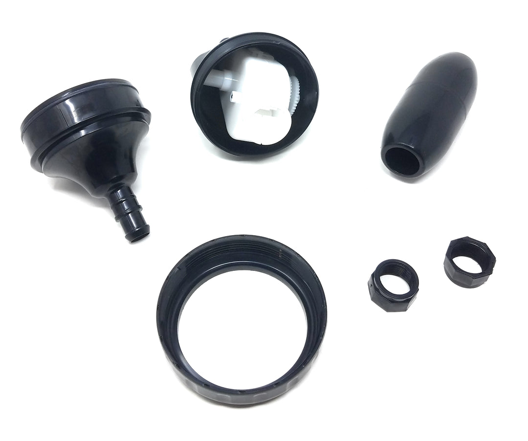 Top View - Polaris 3900 Sport / "Trade Grade" TR35P Pressure Cleaner Back-up Valve Kit, Black