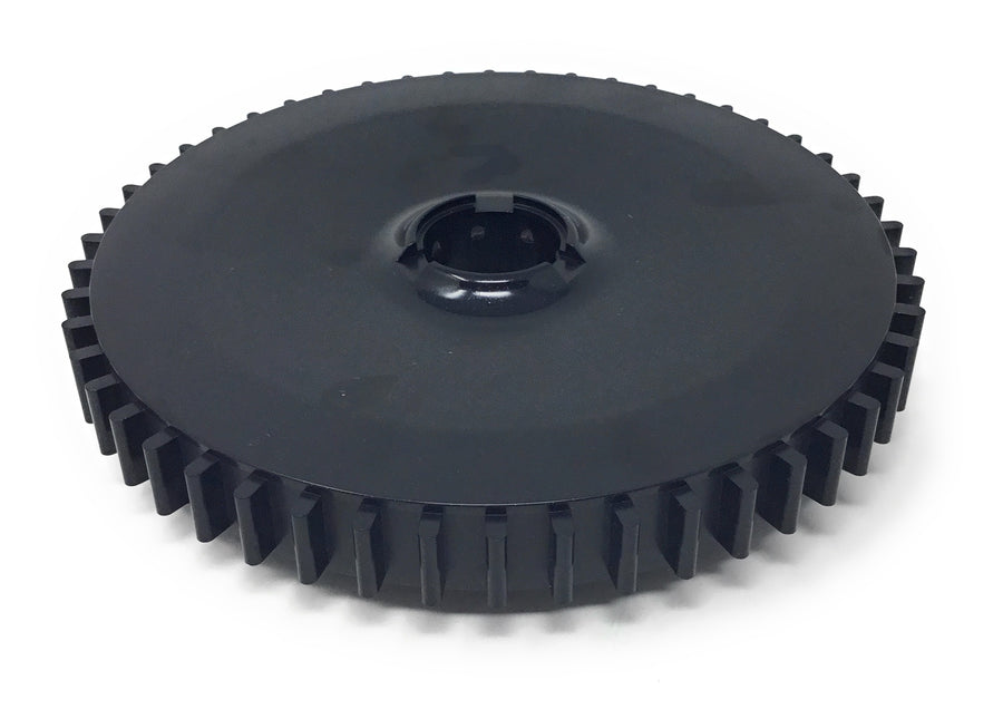 Top Side View of Hayward AquaNaut 200 400 & 450 Wheel Hub Black Met - ePoolSupply