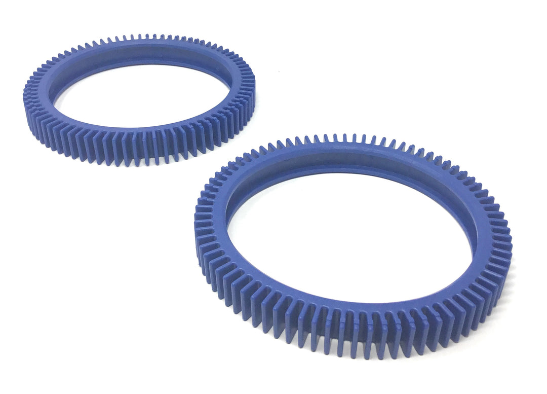 Bottom View of Hayward AquaNaut 200 400 & 450 Wheel Tread Blue Met - Optional (2 Pack) - ePoolSupply